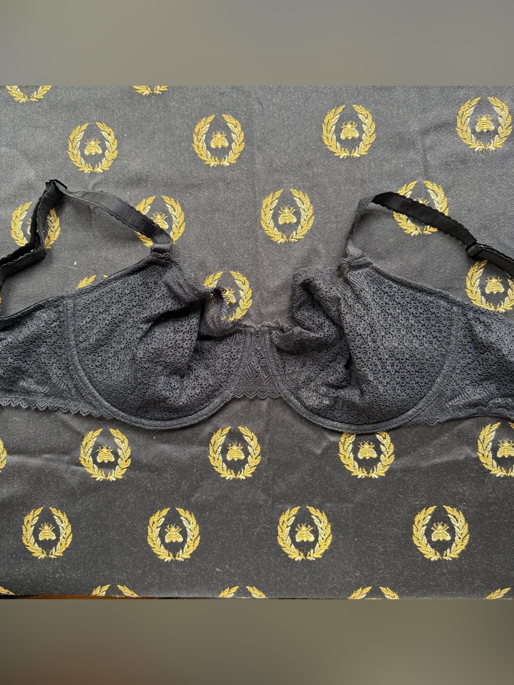 Bare Necessities Black Lace Underwire Bra